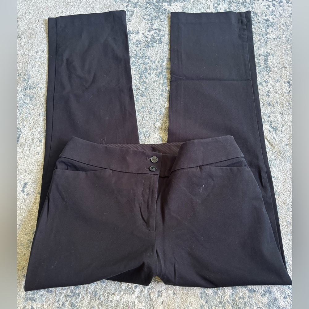 LOFT Dark Julie Bootcut Trousers